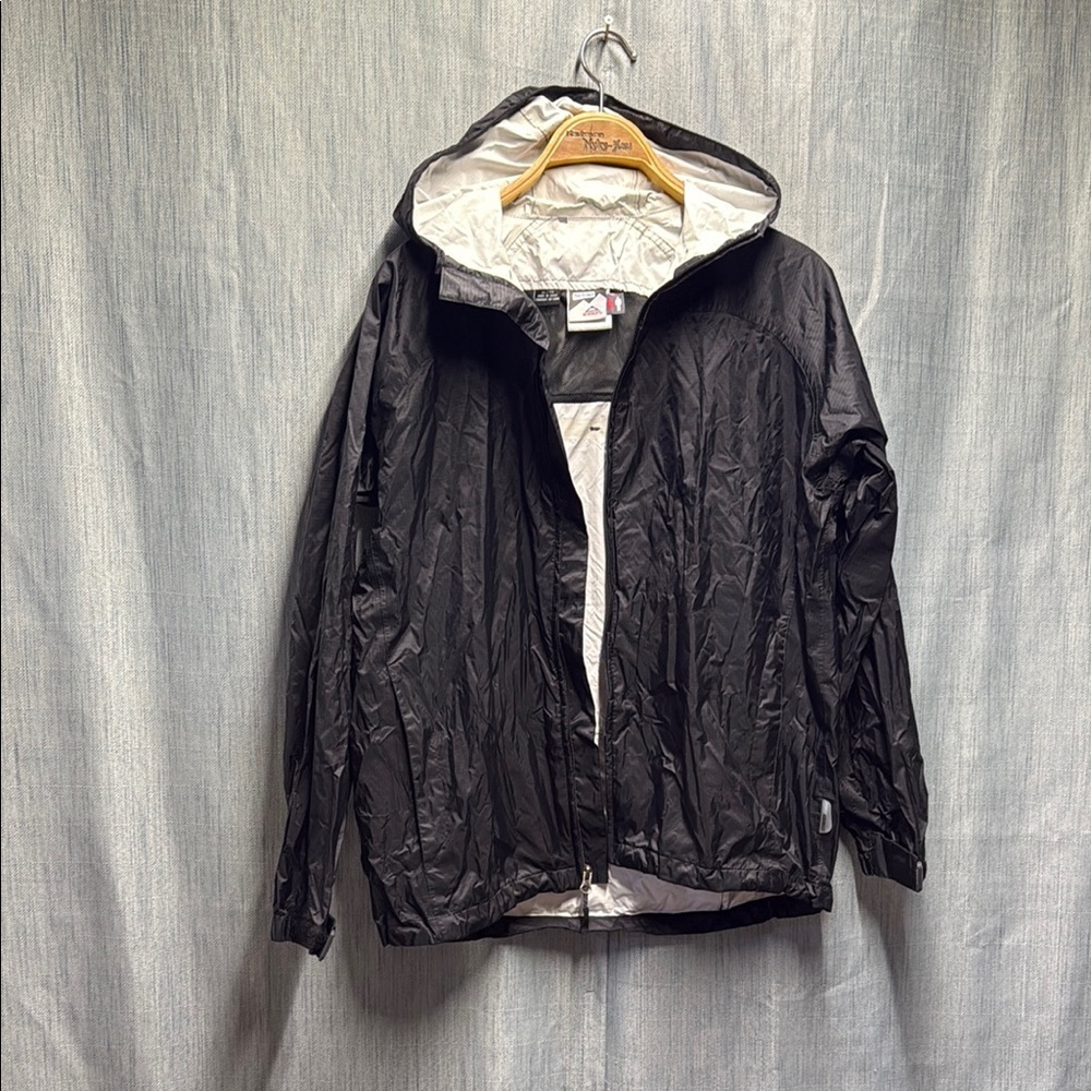 Men's Black Windbreaker Jacket